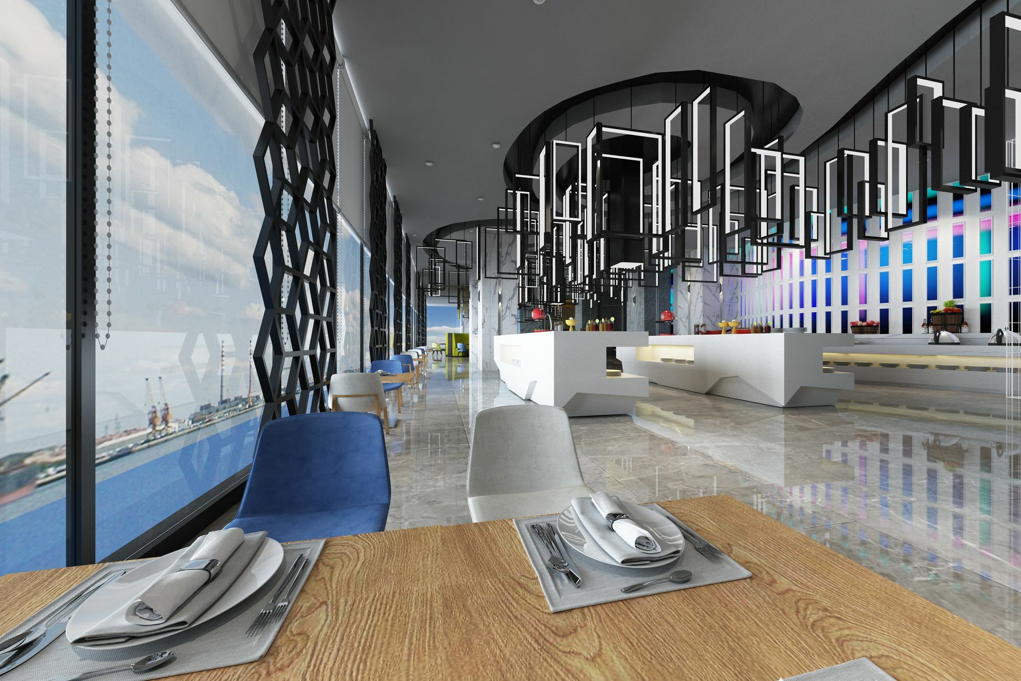 Fraser Place Puteri Harbour Nusajaya  Eksteriør bilde 3D rendering of a restaurant